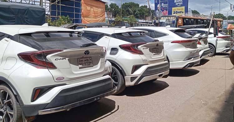 একই নম্বর প্লেটের ৫ প্রাইভেটকার, মিলছে না মালিক