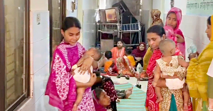 ফরিদপুরে একদিনে হাসপাতালে ভর্তি হামে আক্রান্ত ১০ শিশু