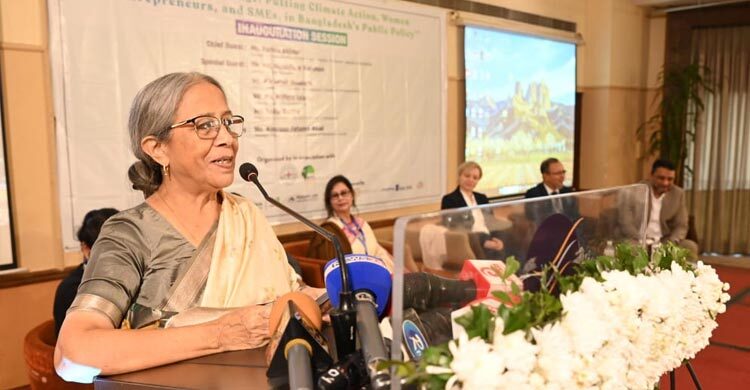 জলবায়ু ঝুঁকি মোকাবিলায় নারী উদ্যোক্তাদের অতিরিক্ত অর্থায়ন প্রয়োজন