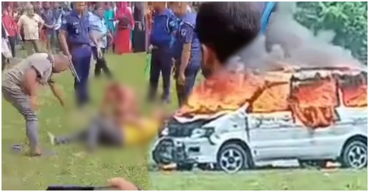 স্কুলছাত্রীকে অপহরণ করতে গিয়ে গণপিটুনি খেলেন ৩ যুবক