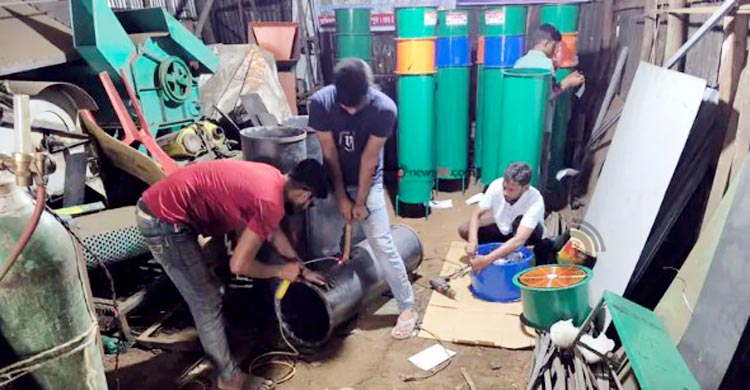 পেঁয়াজ সংরক্ষণে এয়ার ফ্লো মেশিন, বাজিমাত কৃষি বিভাগের