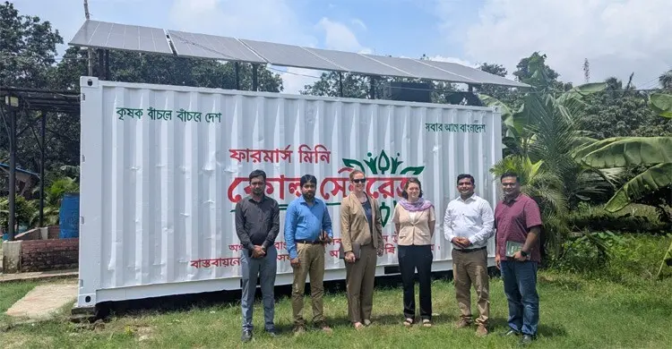 সাভারে মিনি কোল্ড স্টোরেজ ঘুরে দেখল মার্কিন কৃষি বিভাগের প্রতিনিধিদল