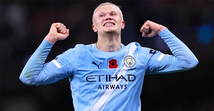 হালান্ডের জোড়া গোলে দ্বিতীয় স্থানে উঠে এলো ম্যানসিটি