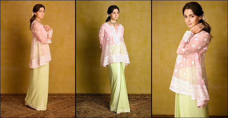 আলিয়া ভাটের ‘লুঙ্গি লুক’ ফিউশন ফ্যাশনে নতুন সংজ্ঞা