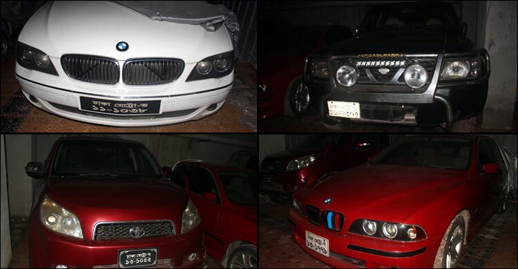 হাজী সেলিমের বাড়ির গোপন কক্ষে মিললো বিএমডব্লিউসহ ৬ বিলাসবহুল গাড়ি