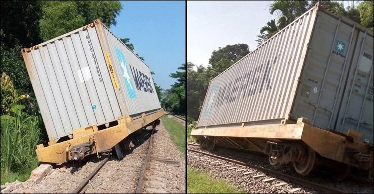 সীতাকুণ্ডে ১১ ঘণ্টায়ও উদ্ধার হয়নি ট্রেনের লাইনচ্যুত বগি