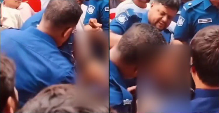 চাঁপাইনবাবগঞ্জে ওসি-এসআইয়ের শিশুকে বল প্রয়োগের ভিডিও ভাইরাল