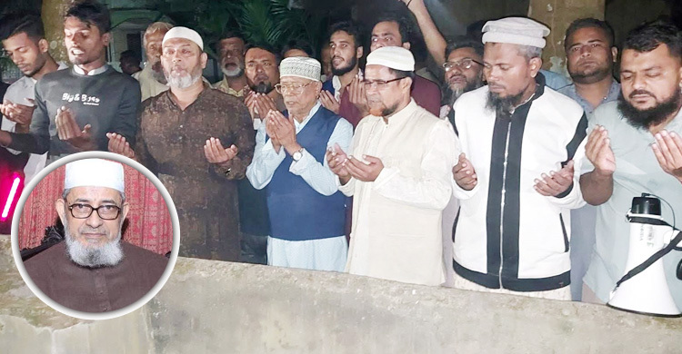 জামায়াতের সাবেক আমির মকবুল আহমদের কবর জিয়ারত করলেন মিন্টু