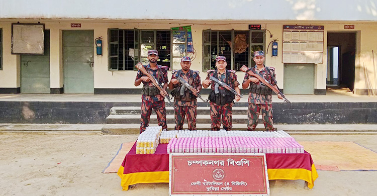 ফেনী সীমান্তে কোটি টাকার ভারতীয় মালামাল জব্দ