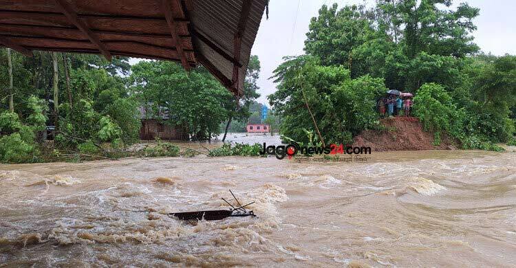 উজানে ভারী বৃষ্টি, ফেনীতে ফের বন্যা পরিস্থিতির আভাস