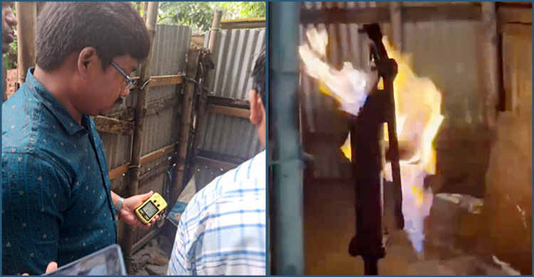 ফেনীর সেই নলকূপে গ্যাসের সন্ধানে বাপেক্স টিম