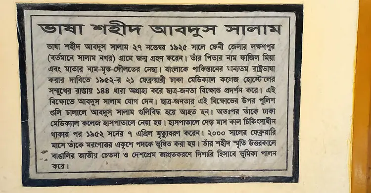 নদীগর্ভে যেতে বসেছে ভাষাশহীদ সালাম স্মৃতি জাদুঘর