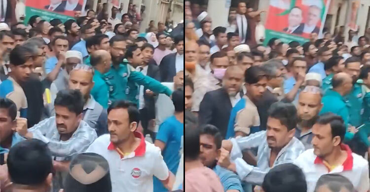 আদালত চত্বরে বিবাদীপক্ষের ওপর হামলা, দুজনকে অপহরণ