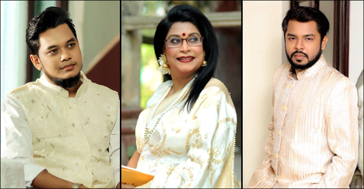 দুই তরুণের সঙ্গে বন্যা