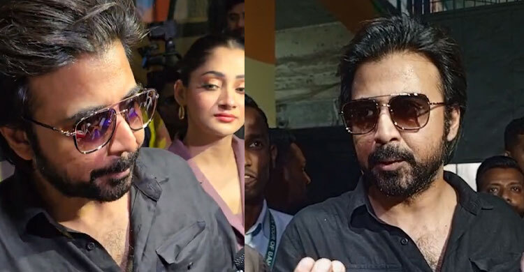 মিরপুরে খেলা দেখতে এসে দম সিনেমার প্রচারণায় আফরান নিশো