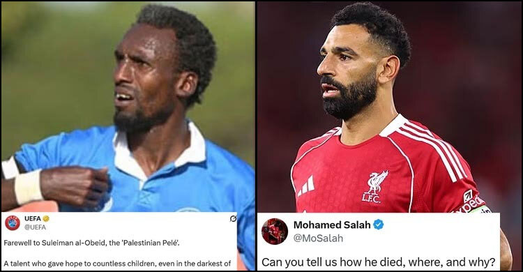 ফিলিস্তিনের ‘পেলে’কে হত্যা নিয়ে উয়েফার কাছে সালাহর প্রশ্ন