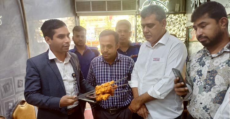 রেস্তোরাঁয় বাসি গ্রিল-কাবাব রাখায় জরিমানা লাখ টাকা