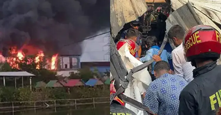 কেরানীগঞ্জে অগ্নিকাণ্ডে ৫ জন নিহত