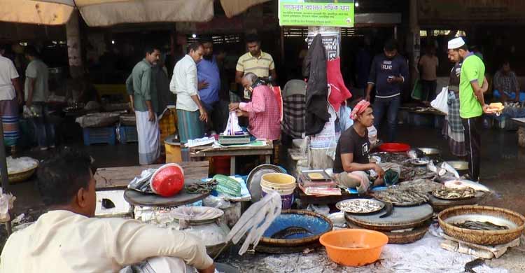 মাদারীপুরে বেড়েছে মাছের দাম