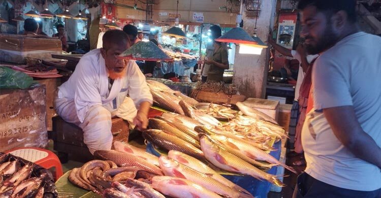 ঈদ পরবর্তী খুলনার বাজারে মাছের দাম চড়া