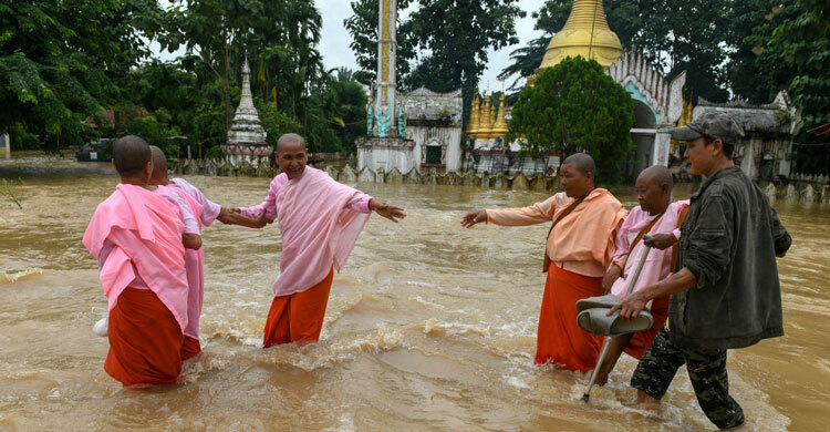 Storm, flooding death toll in Myanmar jumps to 74