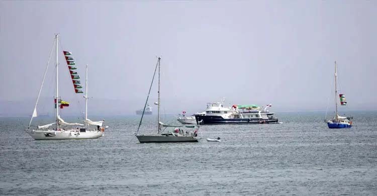 ফ্লোটিলার নৌযানগুলোতে কোনো ত্রাণ ছিল না : ইসরায়েলের পররাষ্ট্র মন্ত্রণালয়