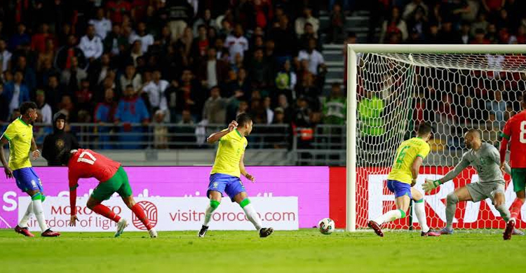 এবার ব্রাজিলকে হারিয়ে দিলো মরক্কো
