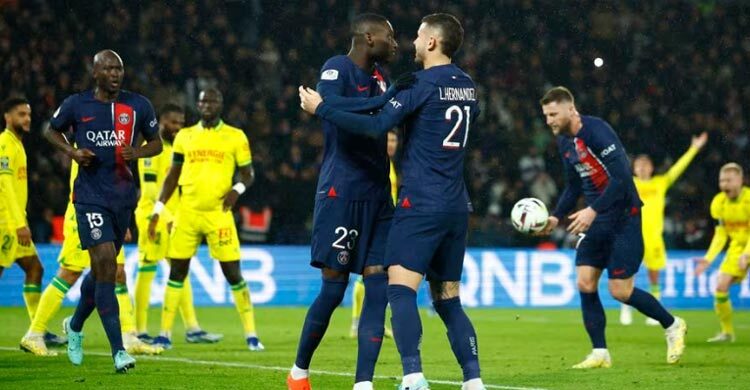 PSG get hard-fought 2-1 win over Nantes to extend lead in Ligue 1