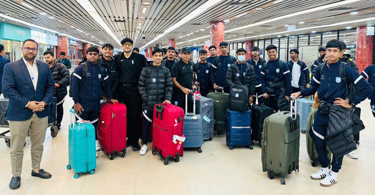 চার ম্যাচ জিতে চীন থেকে ফিরেছে কিশোর ফুটবল দল