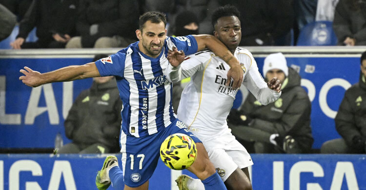 Mbappe, Rodrygo strike as Real Madrid edge Alaves 2-1