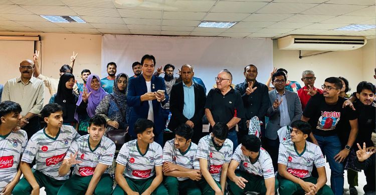 শেকৃবিতে ত্রিদেশীয় ফুটবল টুর্নামেন্ট উদ্বোধন