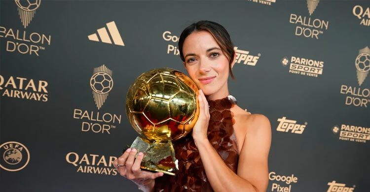 নারী ব্যালন ডি’অরে হ্যাটট্রিক স্পেনের বোনমাতির