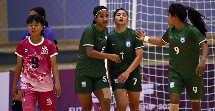 ভুটানের বিপক্ষে পিছিয়ে পড়ে ড্র সাবিনাদের