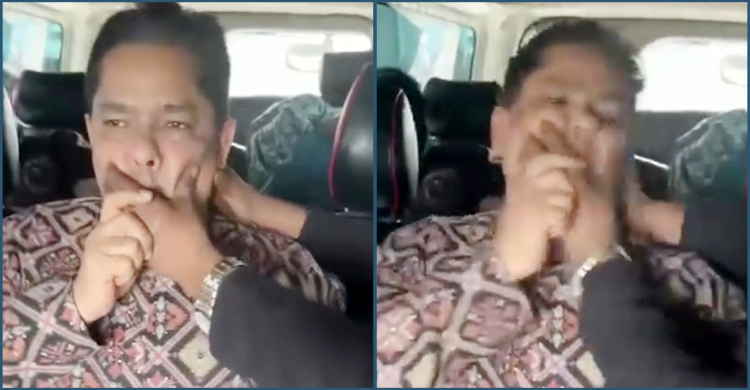 শ্রমিক লীগ নেতাকে পেয়ে উত্তেজিত জনতার মারধর, ভিডিও ভাইরাল