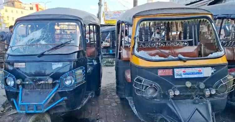 চাঁদা না পেয়ে যুবদল নেতার বাহিনীর তাণ্ডব, ১৬ মাহিন্দ্রা ভাঙচুর