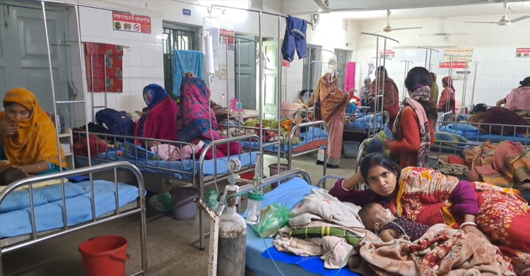 শীতে ফরিদপুরে হাসপাতালে বাড়ছে শিশু রোগীর সংখ্যা