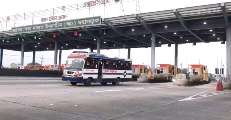 ঢাকা-ভাঙ্গা এক্সপ্রেসওয়েতে স্বস্তিতে ঘরে ফিরছে মানুষ