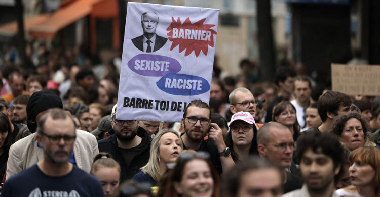 Thousands protest in France against new prime minister