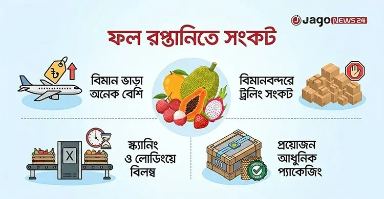 ফল রপ্তানিতে বড় বাধা বিমান ভাড়া, প্রয়োজন অবকাঠামো উন্নয়ন