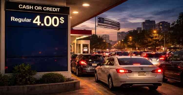ইরান যুদ্ধের প্রভাবে যুক্তরাষ্ট্রে জ্বালানি তেলের দাম বাড়লো ৩৬ শতাংশ