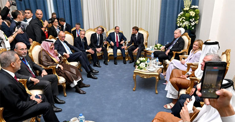 শান্তি সম্মেলনে গাজা পুনর্গঠন নিয়ে গুরুত্বপূর্ণ সিদ্ধান্ত