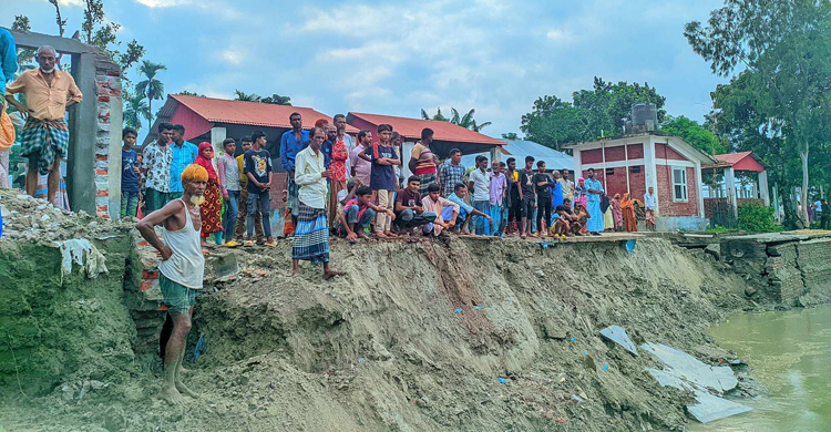 ভাঙনে দিশেহারা নদীপাড়ের মানুষ
