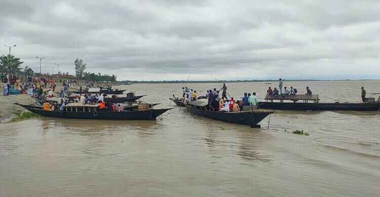 গাইবান্ধায় নতুন করে বাড়ছে সব নদ-নদীর পানি