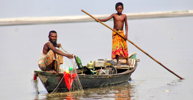 কৌশল পাল্টে ইলিশ ধরছেন জেলেরা