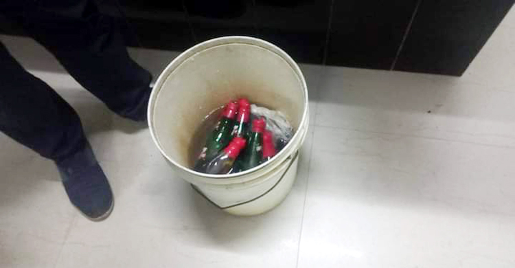 মাদরাসার মাঠ থেকে ককটেল-পেট্রলবোমা উদ্ধার