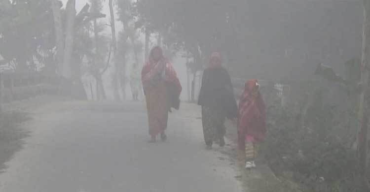 শীতের দাপটে কাঁপছে গাইবান্ধা, সূর্যের দেখা নেই