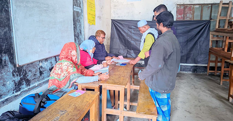 গাইবান্ধায় ভোট দিয়ে বাড়ি ফেরা হলো না বাশেদ আলীর