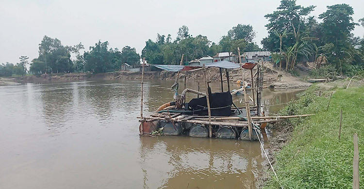 গাইবান্ধায় নদীভাঙন রক্ষা কাজে অনিয়মের অভিযোগ