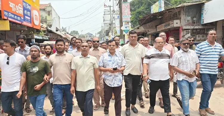 গাইবান্ধায় আওয়ামী লীগের নৈরাজ্য ঠেকাতে অবস্থান কর্মসূচি