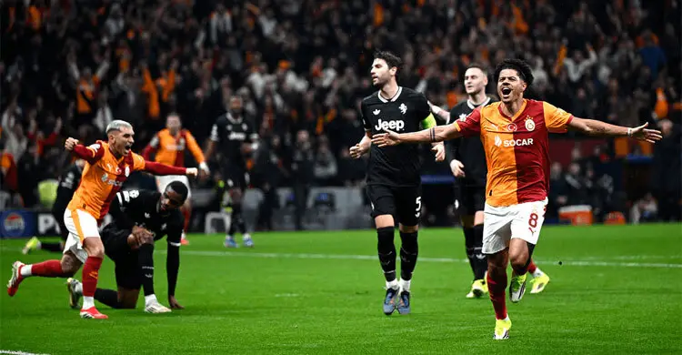 জুভেন্টাসকে বিধ্বস্ত করল গ্যালাতাসারে